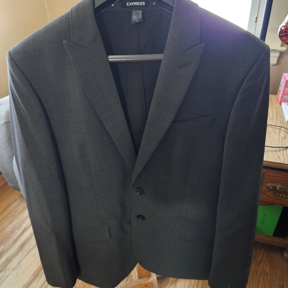 Express‎ Men's Charcoal Blazer